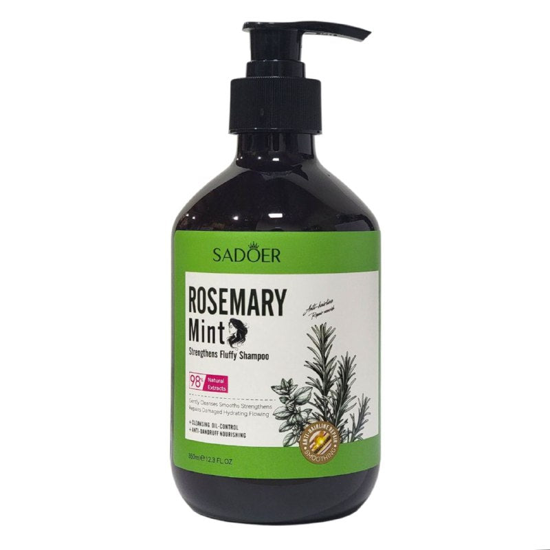 SHAMPOO DE ROMERO Y MENTA CRECEPELO SUAVIZANTE SADOER 350ML