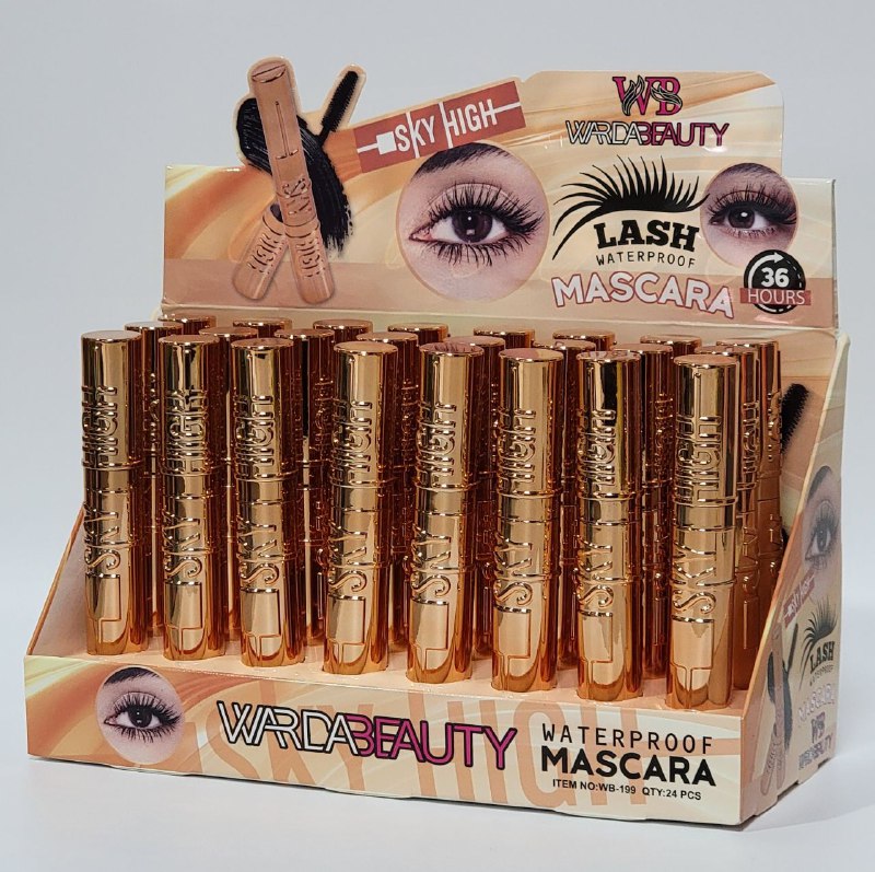 MASCARA PARA PESTAÑAS DUPE MAYBELLINE SKY HIGH RIMEL A PRUEBA DE AGUA DE LARGA DURACION WARDABEAUTY SKY HIGH 36H
