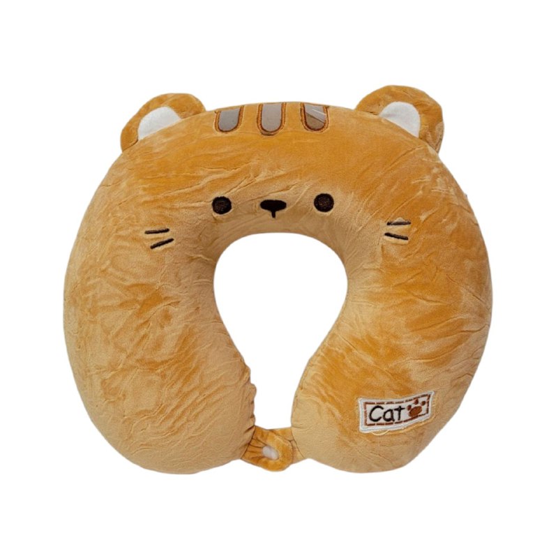 COLLARIN FOAM ALMOHADA PARA CUELLO EN FORMA DE U DE ESPUMA VISCOELASTICA CON FUNDA DE FELPA EXTRAIBLE Y LAVABLE, Y CIERRE DE CUELLO, PARA VIAJES O DORMIR 12 DISEÑOS 10X30X28CM