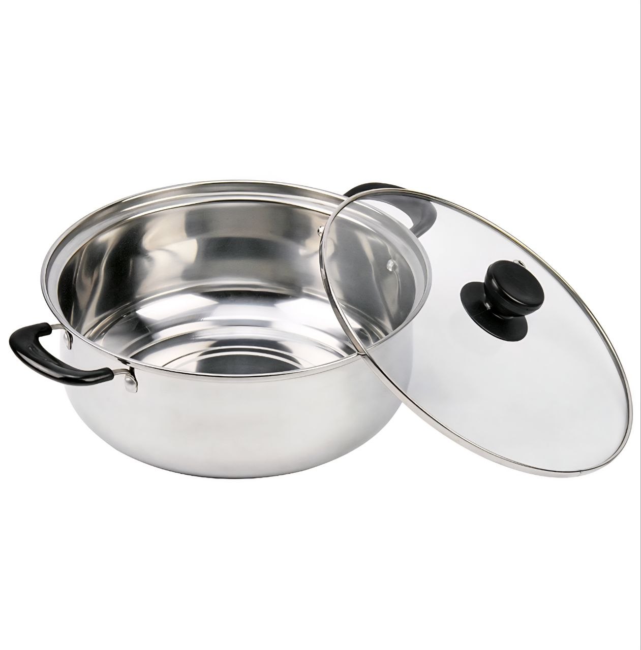 JUEGO DE OLLAS PROFESIONALES DE ACERO INOXIDABLE 5PCS MY HOME