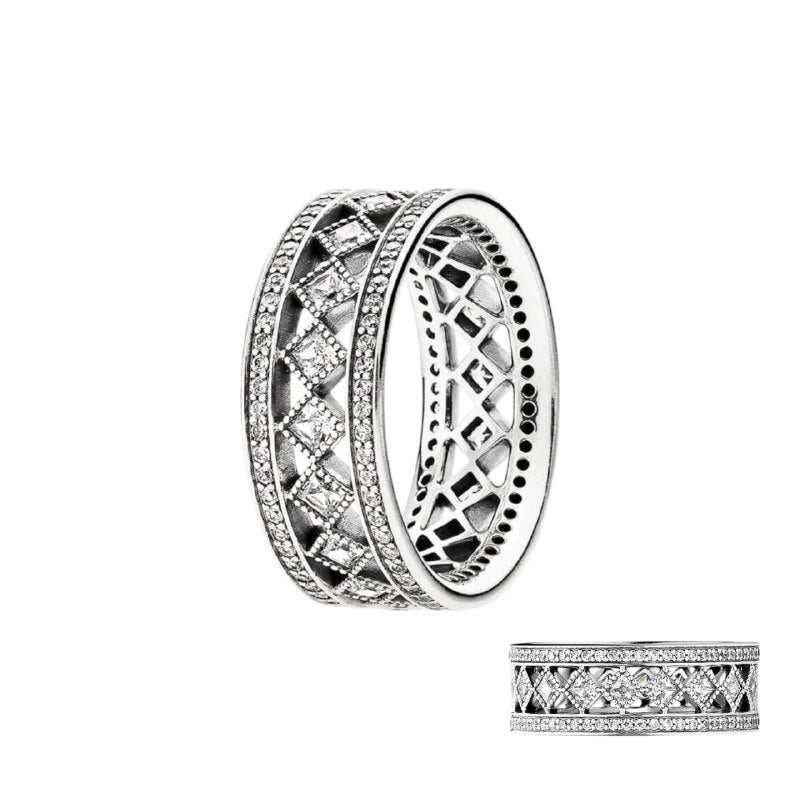 PANI263 FORMA CIRCONES PLATA 9.25