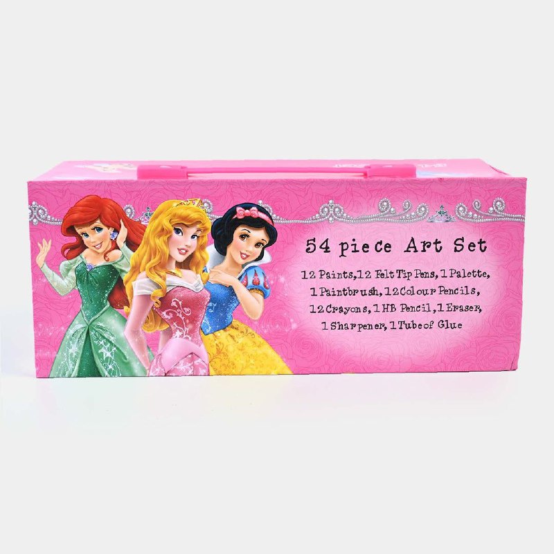 ESTUCHE DE ARTE PRINCESAS 54 PIEZAS