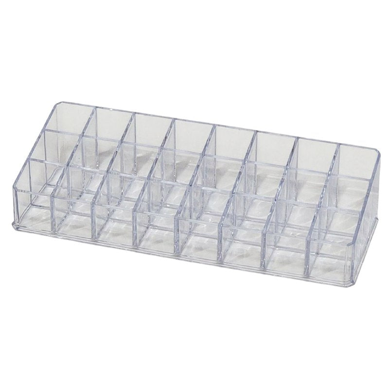 ORGANIZADOR ESTANTE DE COSMETICOS, MAQUILLAJE, PINTALABIOS, BRILLO LABIOS, ESMALTES 24 ESPACIOS
