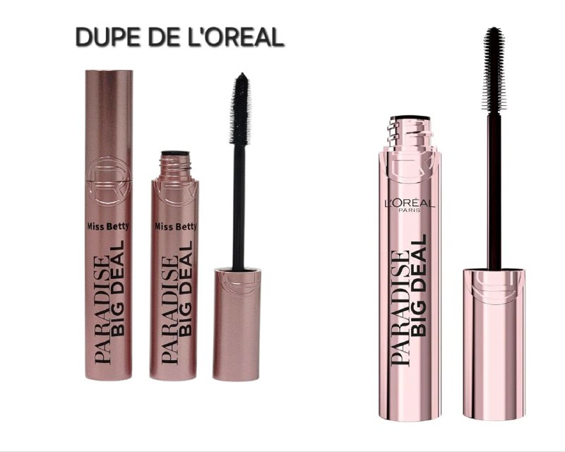 RIMEL DUPE DE LOREAL A PRUEBA DE AGUA PARADISE BIG DEAL MISS BETTY 12G