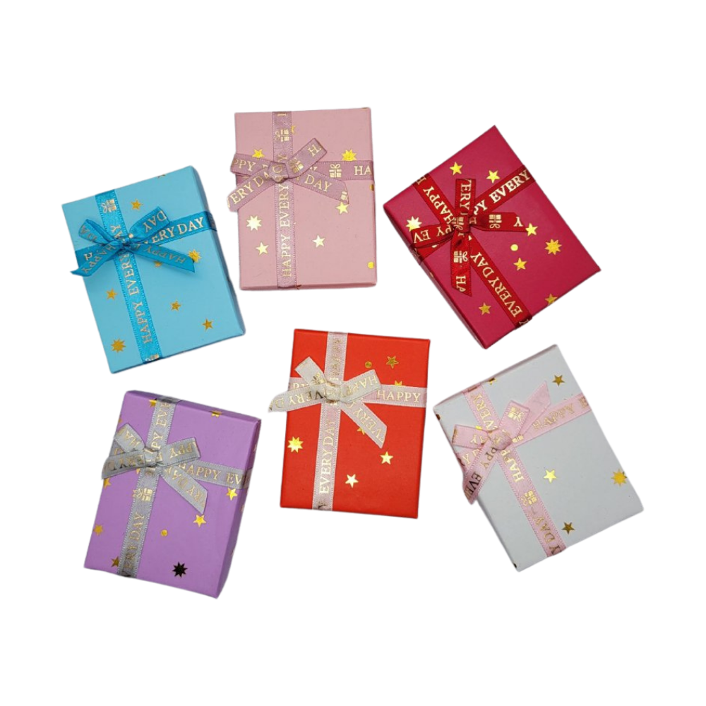 CAJA DE REGALO PARA SET DE JOYERIA MEDIDA  5X8