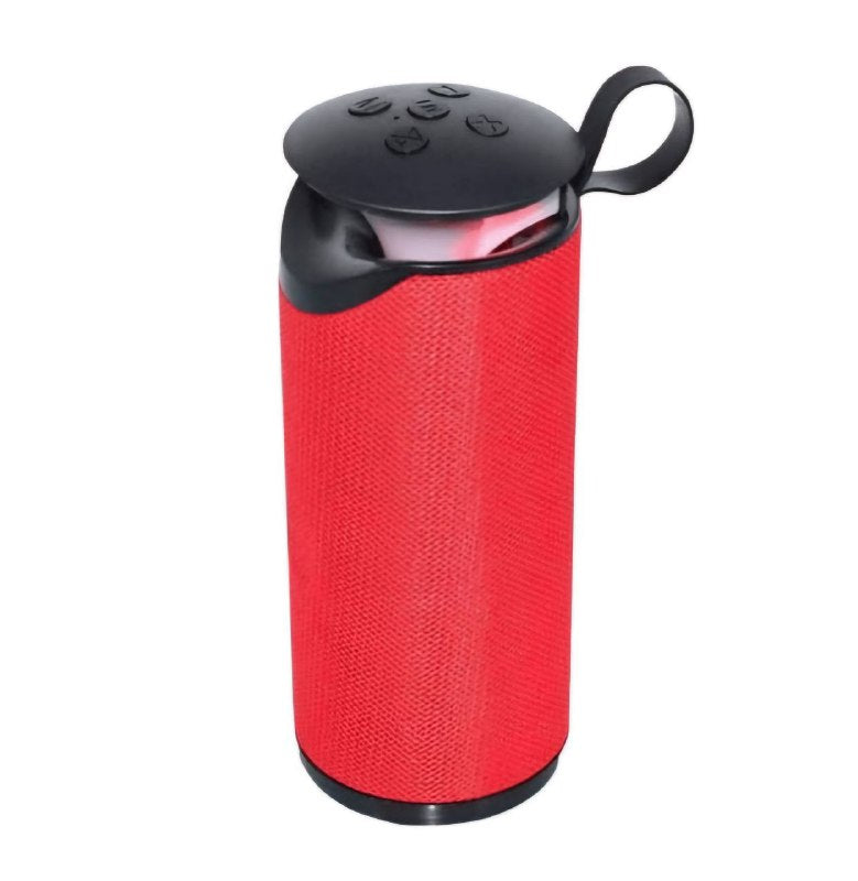 PARLANTE ALTAVOZ  BLUETOOTH DE TELA CON LED 5WX2RMS GT-112+