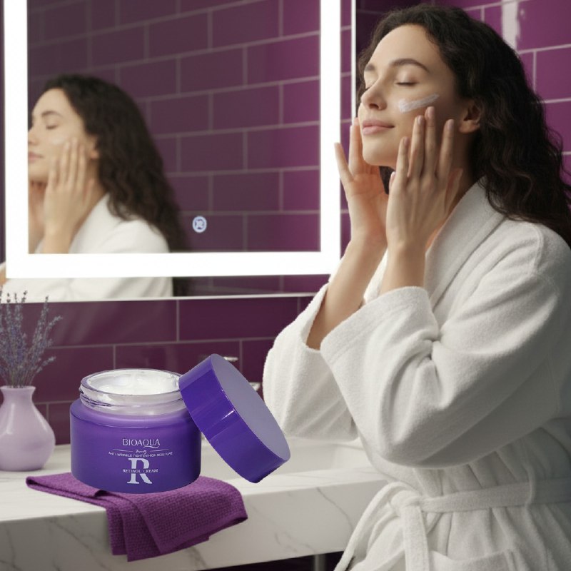 CREMA FACIAL ANTIARRUGAS REGENERADORA CON RETINOL BIOAQUA 60G