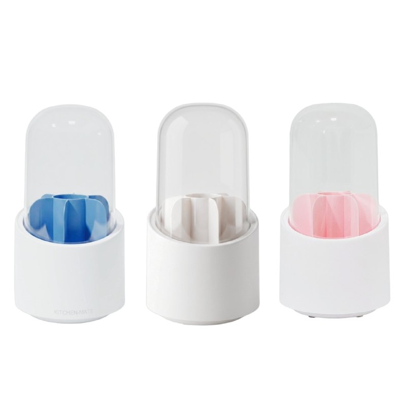 ORGANIZADOR DE BROCHAS DE MAQUILLAJE GIRATORIO LD-1005-1 19X13CM