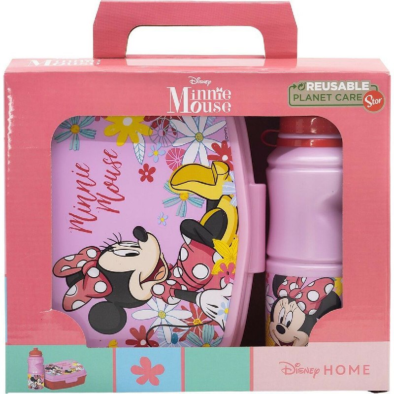 LONCHERA EN SET CON VASO DISNEY HOME MINNIE MOUSE