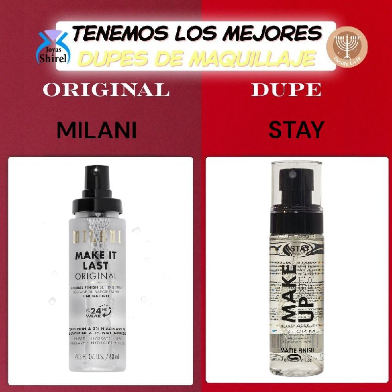 FIJADOR SELLADOR DE MAQUILLAJE CON ACABADO MATTE DE LARGA DURACION STAY BEAUTIFUL 80ML DUPE DE MILANI