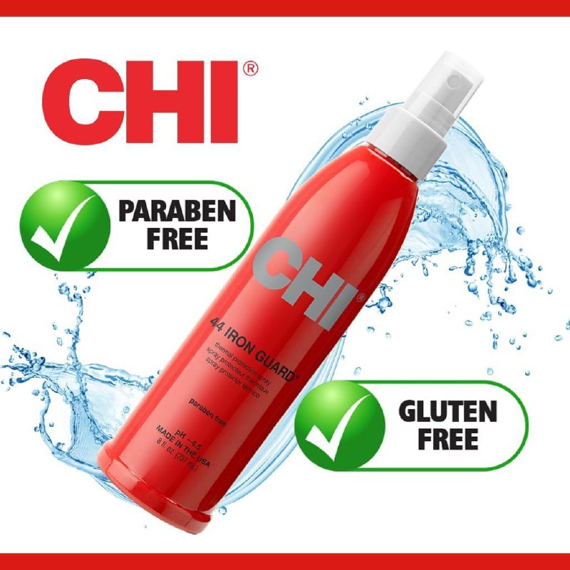 PROTECTOR TERMICO PARA EL CABELLO EN SPRAY LIBRE DE PARABENOS 44 IRON GUARD CHI 237ML