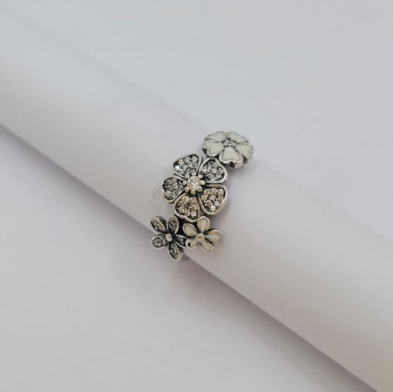 PANI269 FORMA FLORES PLATA 9.25