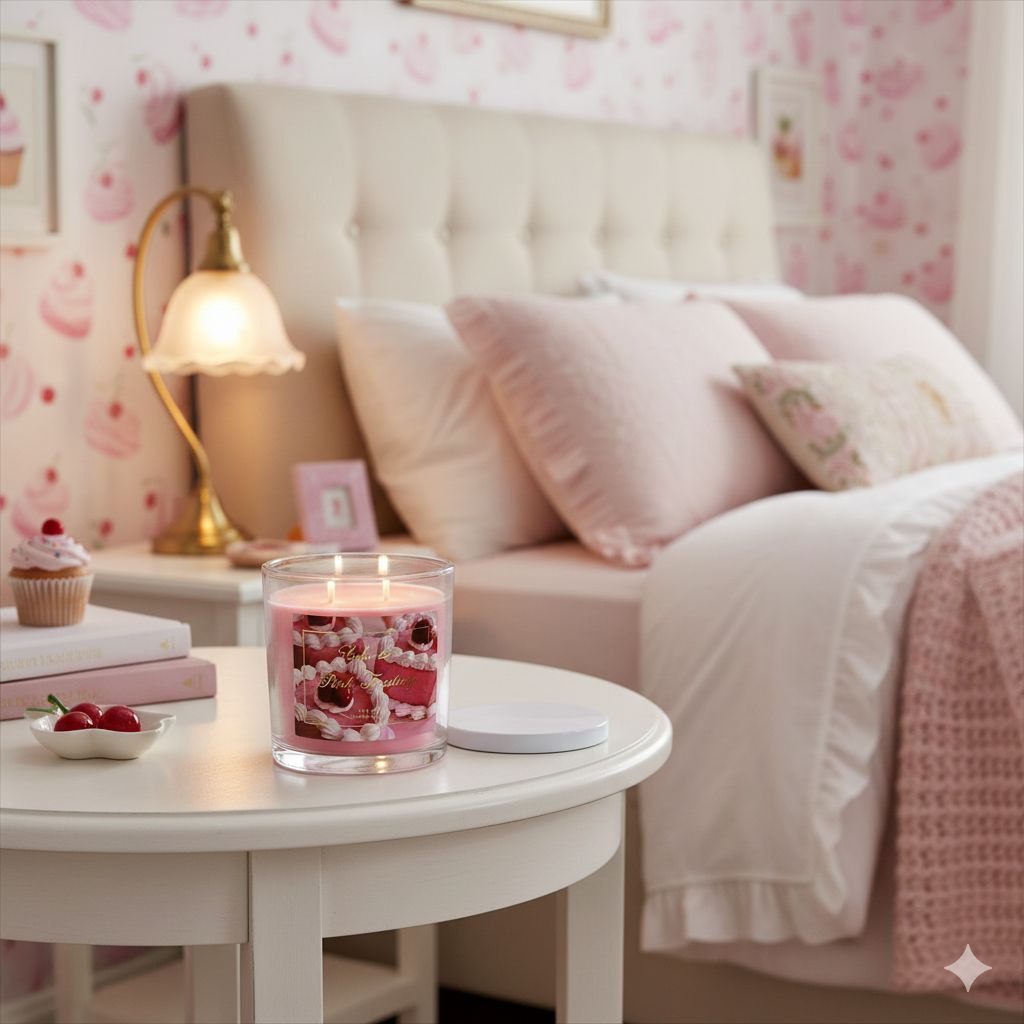 VELA AROMATICA PINK FROSTING STUDIO 220 382G
