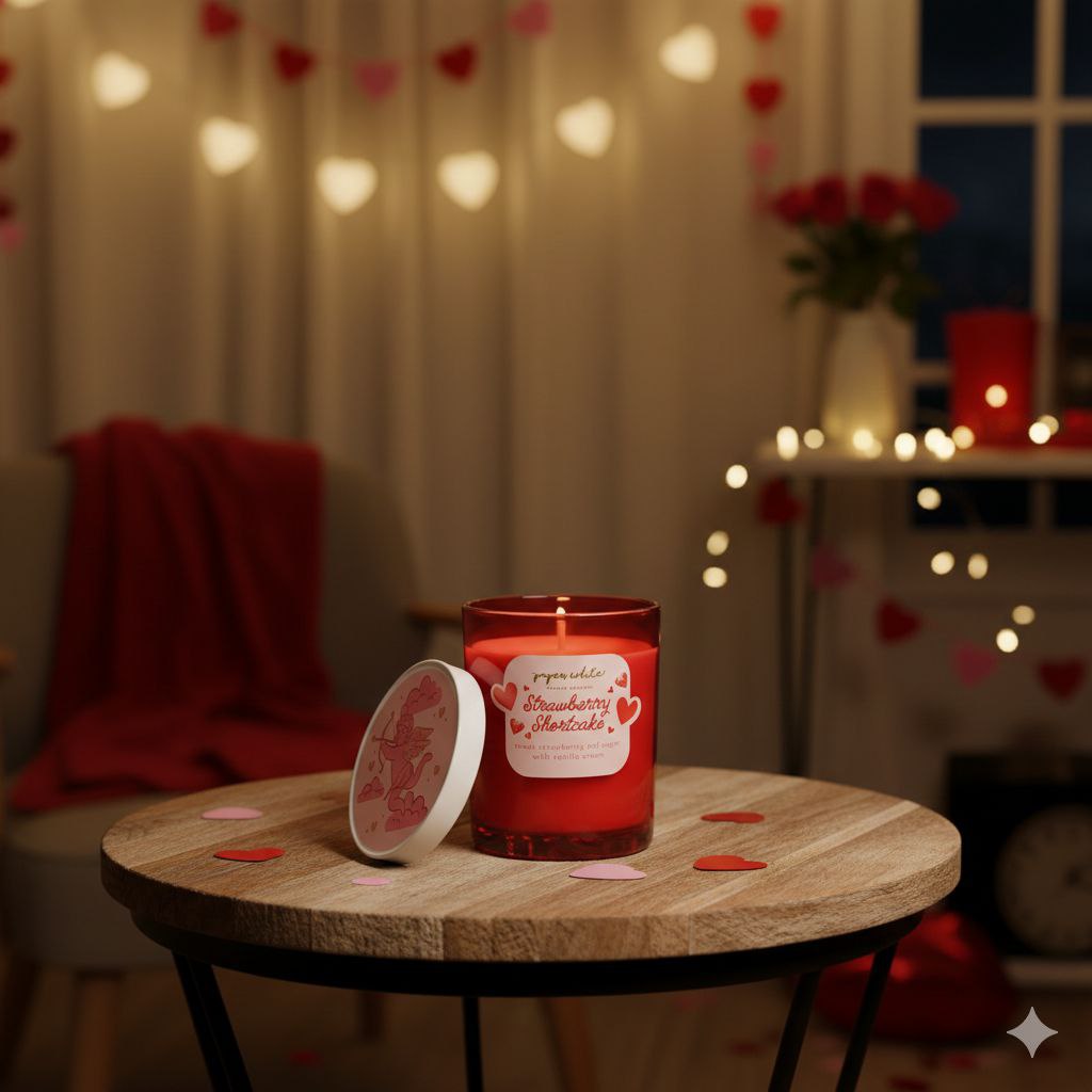 VELA AROMATICA STRAWBERRY SHORTCAKE PAPER WHITE 431G