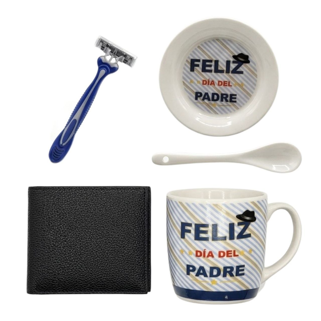 SET DE TAZA DE REGALO Y BILLETERA PARA PAPÁ 5PCS BENELI HOME