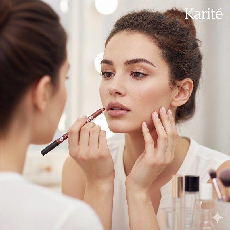 BRILLO LABIAL EN LAPIZ DELINEADOR DE TEXTURA SUAVE Y MATTE DE LARGA DURACION RESISTENTE AL AGUA KARITE 24 TONOS