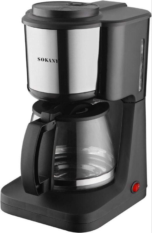 MAQUINA CAFETERA, 650W FUERZA, FACIL DE USAR, CAPACIDAD DE 900ML, SISTEMA DE SEGURIDAD SK-125 SOKANY