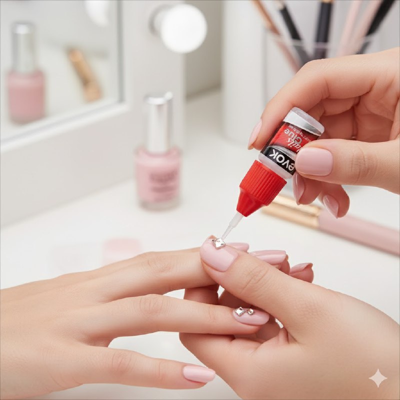 PEGAMENTO PARA UÑAS POSTIZAS Y DECORACION DE SECADO RAPIDO EVOK 3G