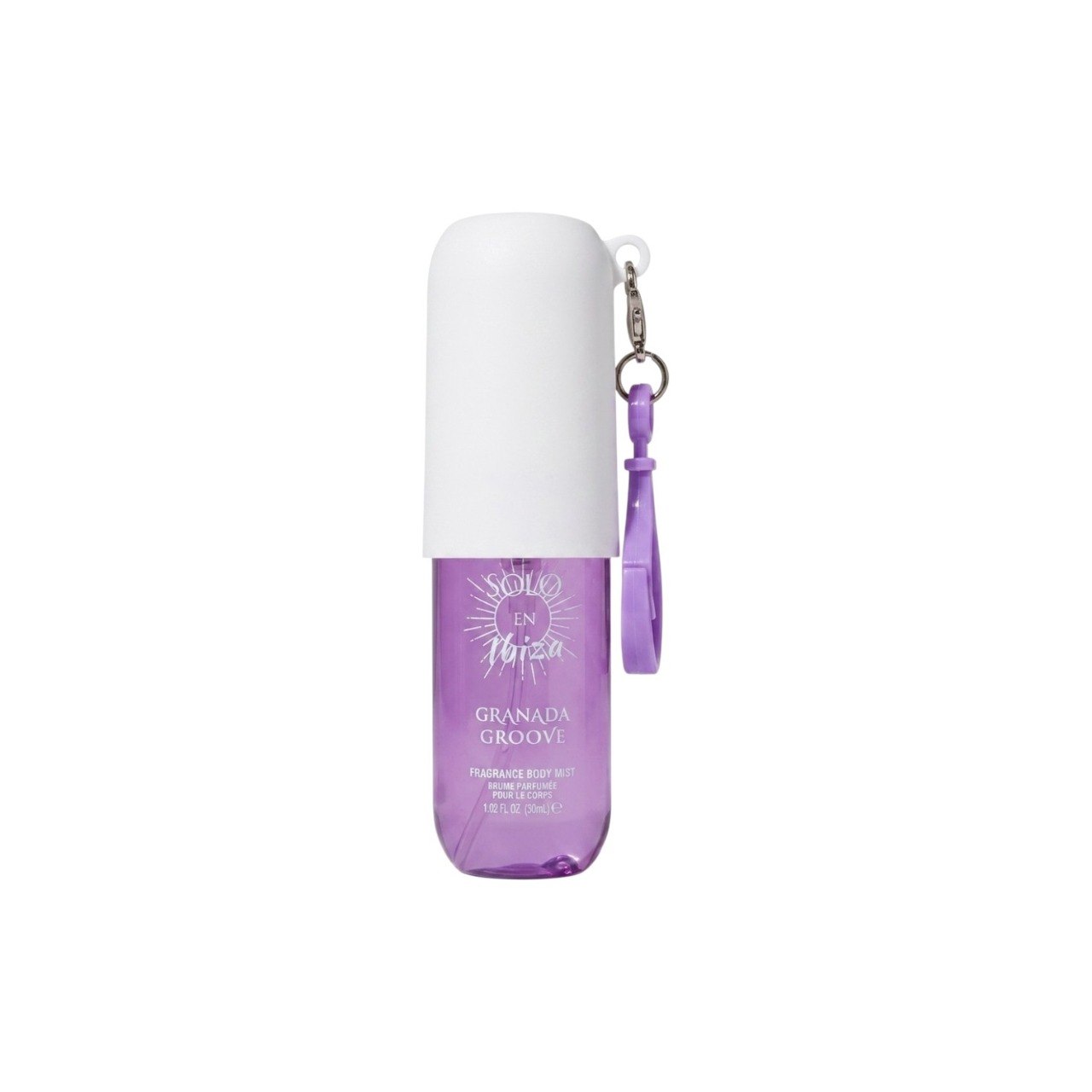 BODY MIST CON LLAVERO SOLO EN IBIZA 30ML (AROMAS SIMILARES A SOL DE JANEIRO)