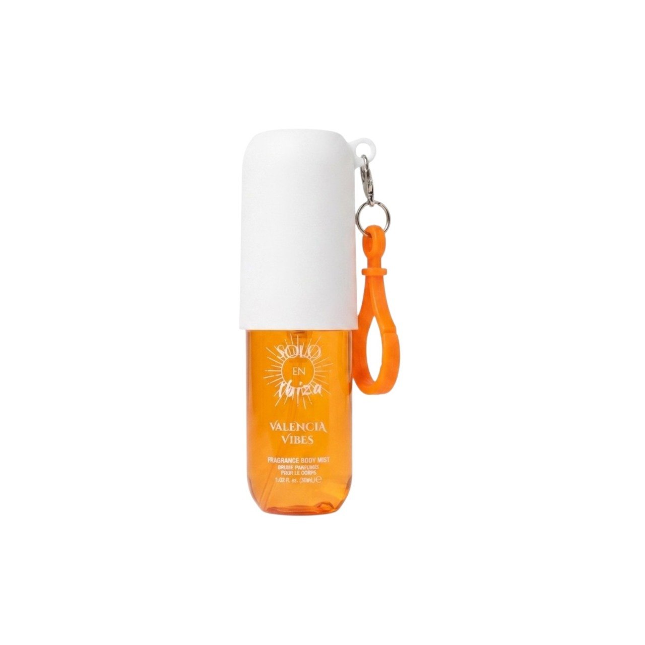 BODY MIST CON LLAVERO SOLO EN IBIZA 30ML (AROMAS SIMILARES A SOL DE JANEIRO)
