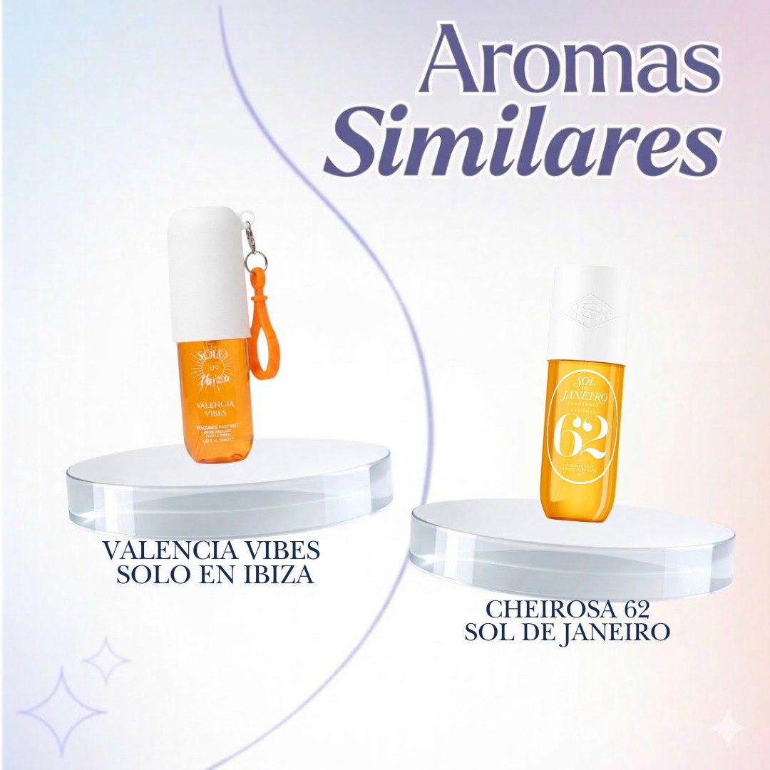 BODY MIST CON LLAVERO SOLO EN IBIZA 30ML (AROMAS SIMILARES A SOL DE JANEIRO)