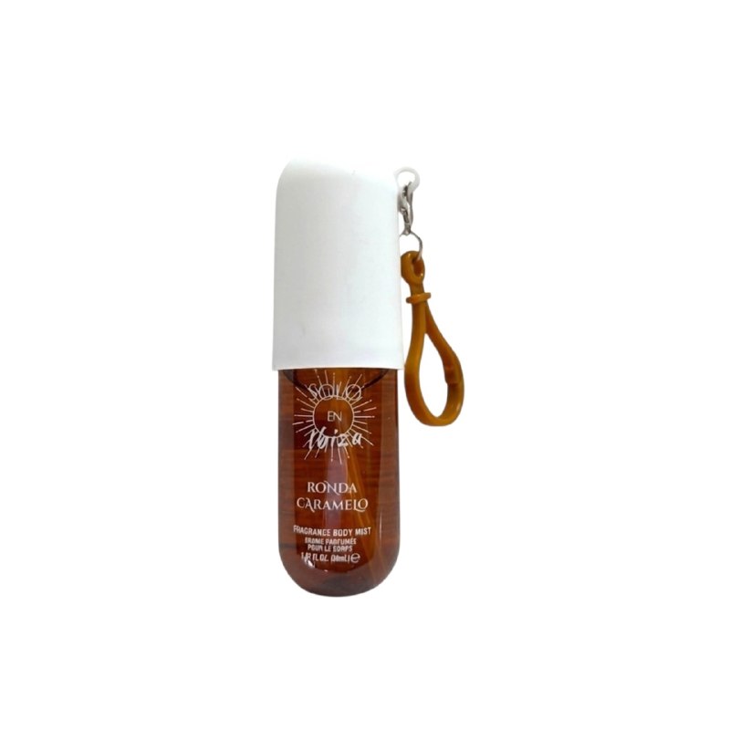 BODY MIST CON LLAVERO SOLO EN IBIZA 30ML (AROMAS SIMILARES A SOL DE JANEIRO)