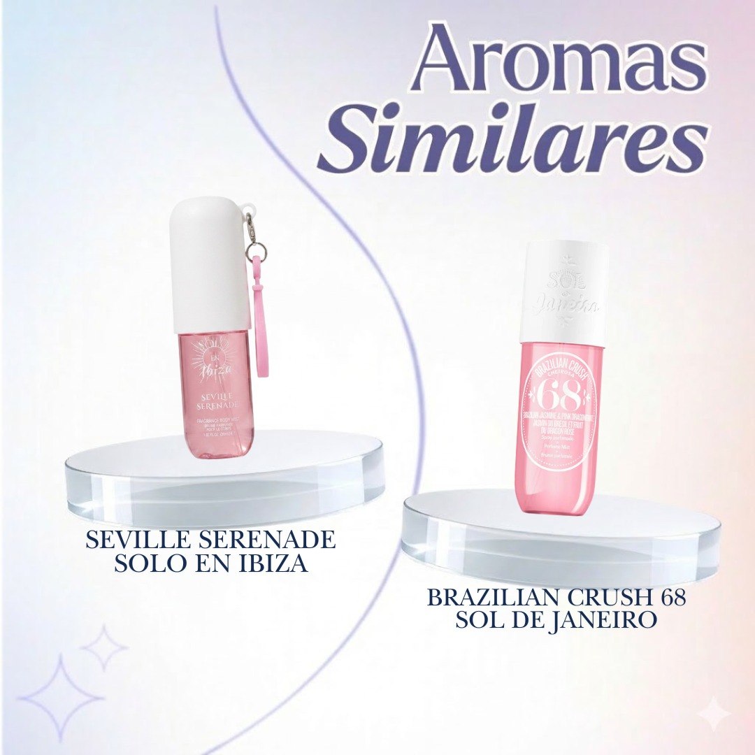 BODY MIST CON LLAVERO SOLO EN IBIZA 30ML (AROMAS SIMILARES A SOL DE JANEIRO)