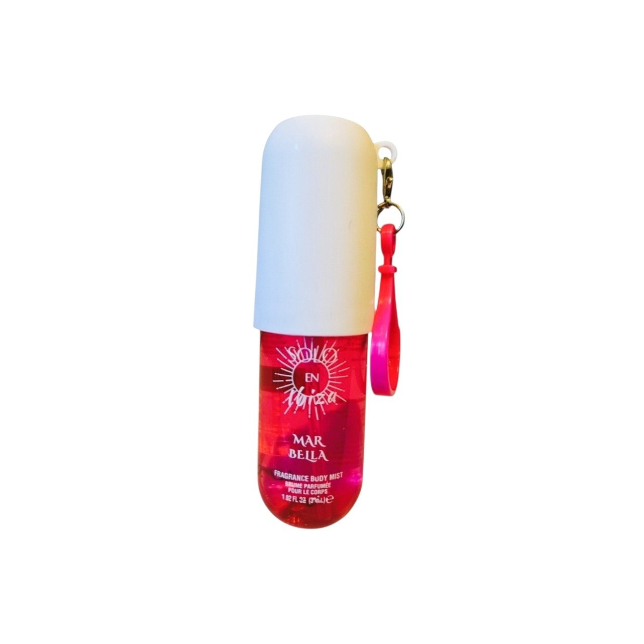 BODY MIST CON LLAVERO SOLO EN IBIZA 30ML (AROMAS SIMILARES A SOL DE JANEIRO)