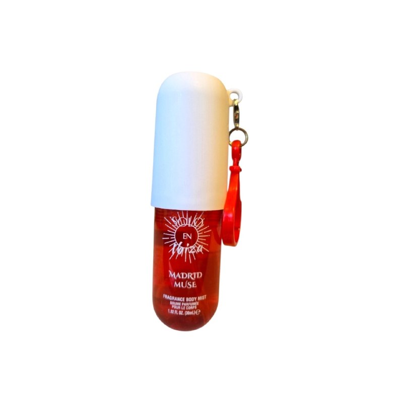 BODY MIST CON LLAVERO SOLO EN IBIZA 30ML (AROMAS SIMILARES A SOL DE JANEIRO)