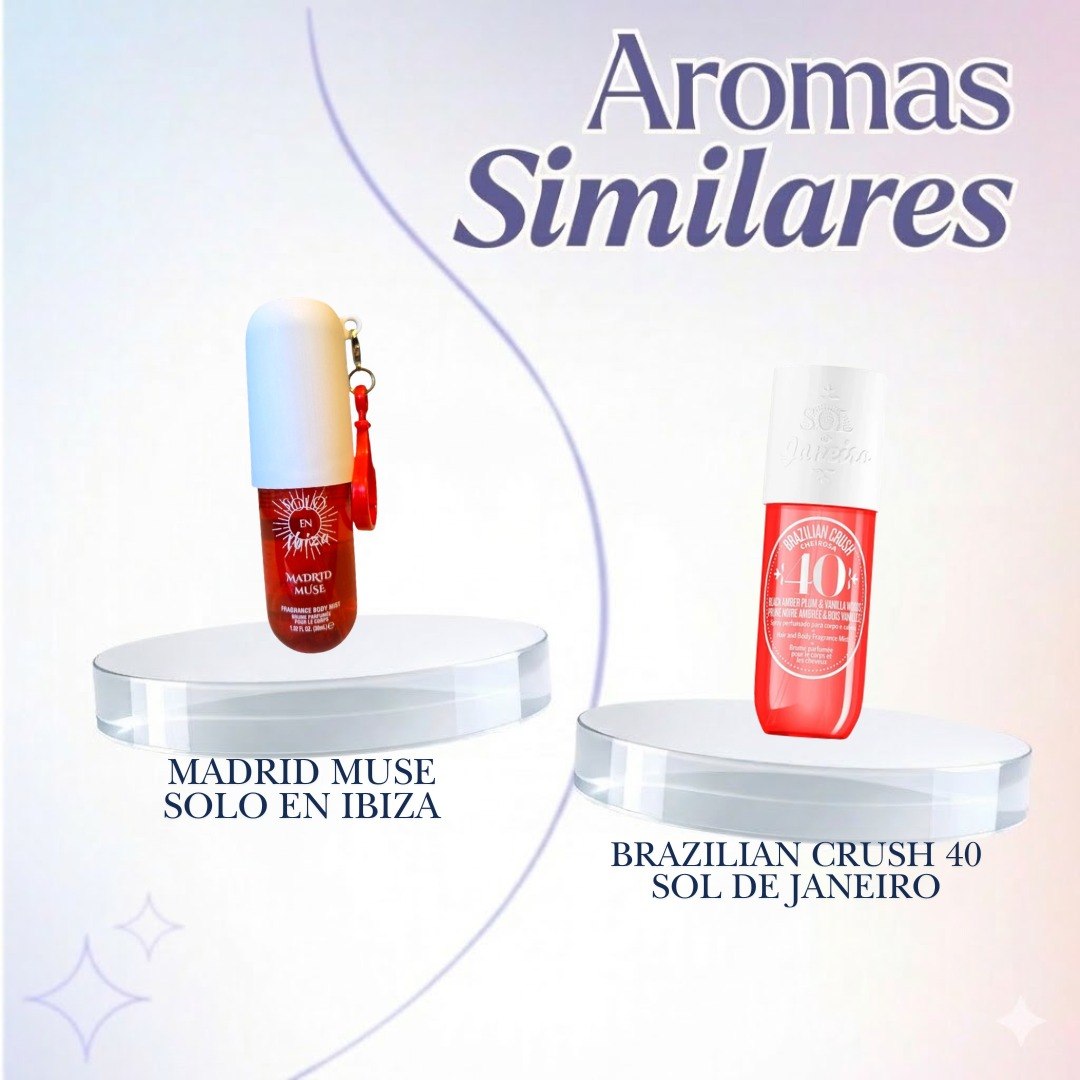 BODY MIST CON LLAVERO SOLO EN IBIZA 30ML (AROMAS SIMILARES A SOL DE JANEIRO)