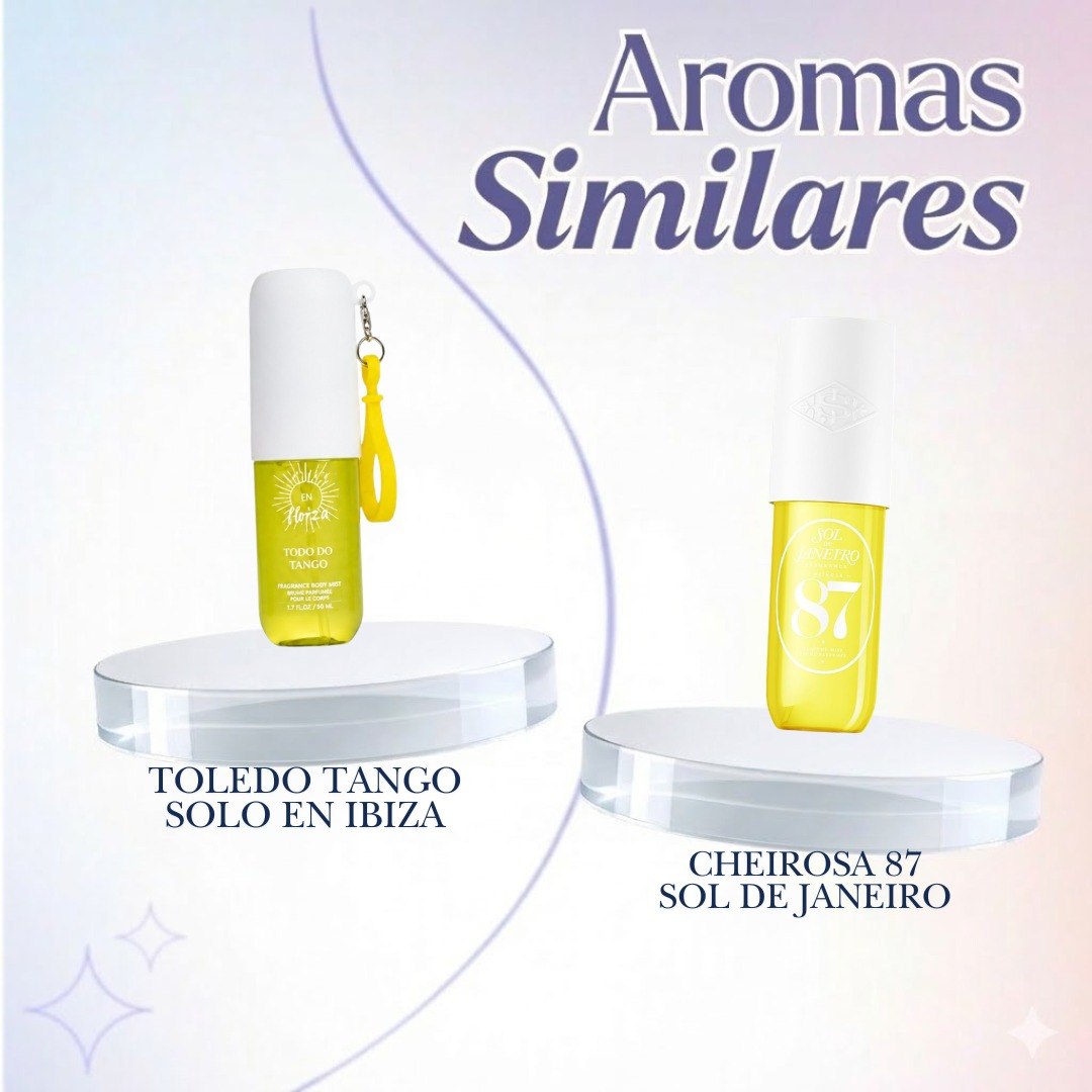 BODY MIST CON LLAVERO SOLO EN IBIZA 30ML (AROMAS SIMILARES A SOL DE JANEIRO)