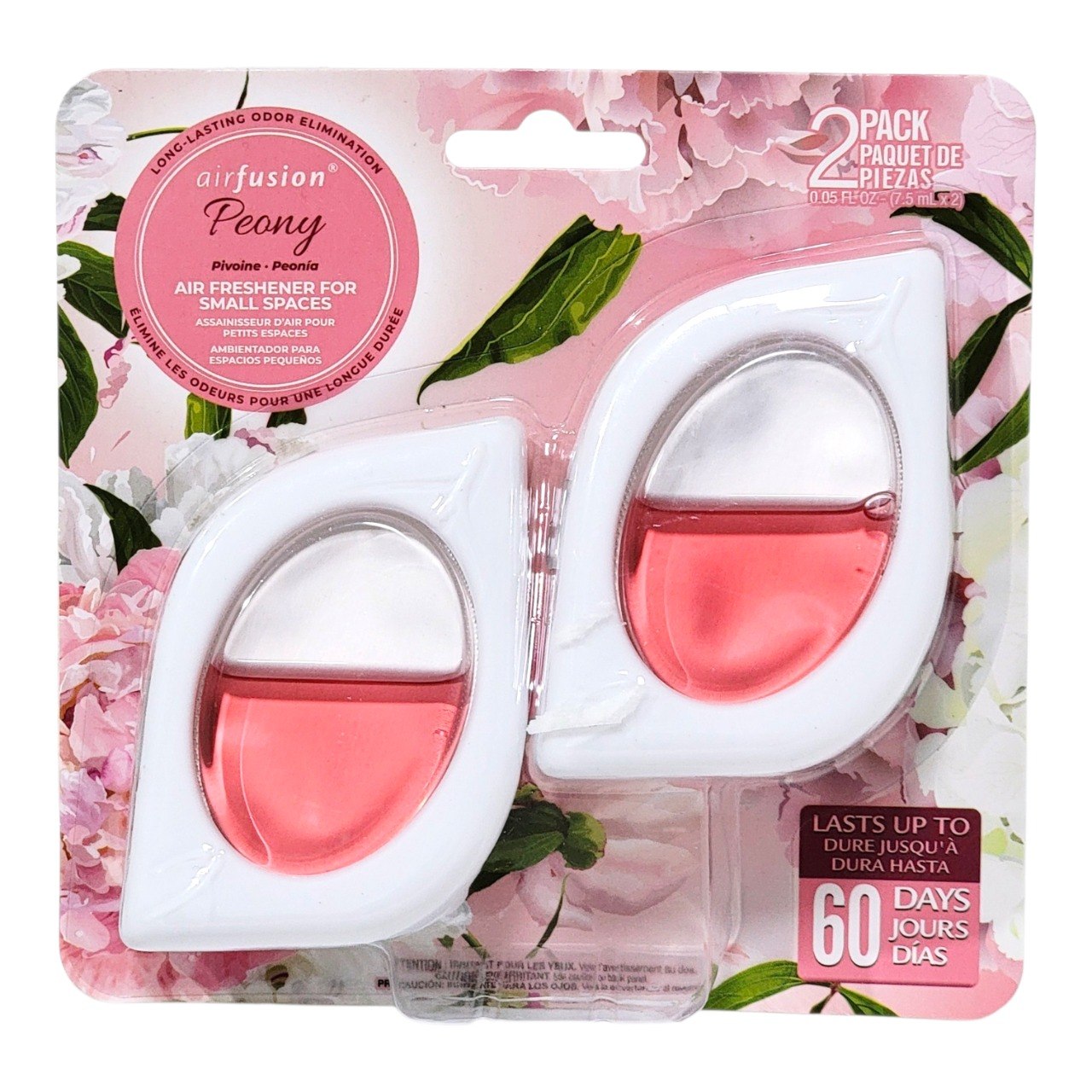 AMBIENTADOR PARA ESPACIOS PEQUEÑOS AROMA A PEONIA 2UND AIRFUSION 15ML