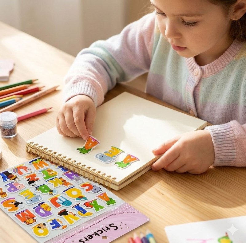 STICKERS DE DECORACION Y ESTIMULACION DE APRENDIZAJE PARA NIÑOS