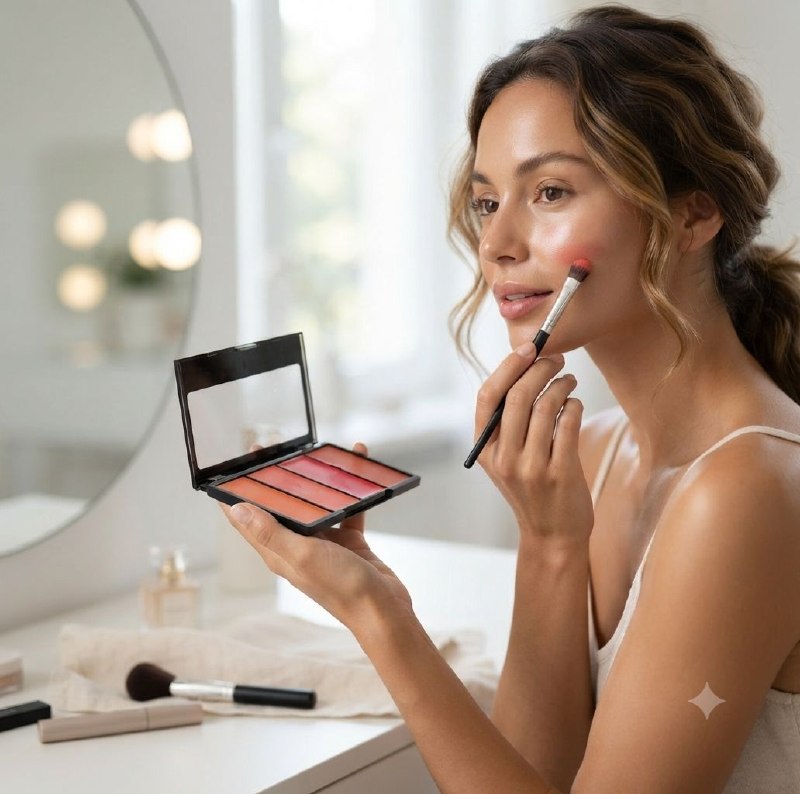 RUBOR EN PALETA CREMOSA ALTAMENTE DIFUMINABLE SUAVE BYS COSMETICS 8G