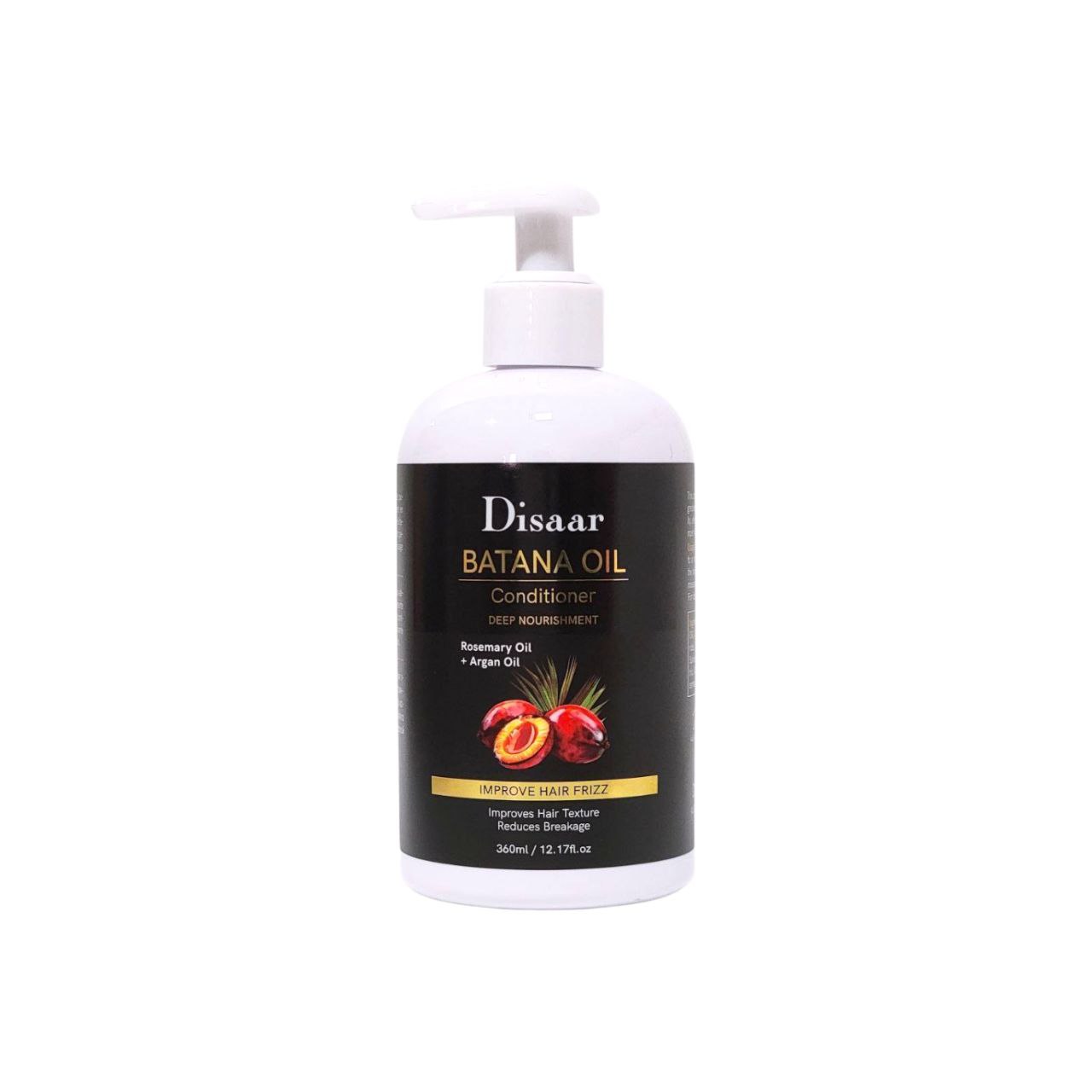 ACONDICIONADOR DE BATANA CON ACEITE DE ROMERO Y ARGAN ANTIFRIZZ DISAAR 360ML