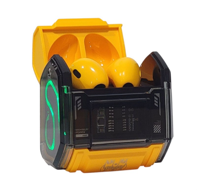 AUDIFONOS AURICULARES ORIGINALES INALAMBRICOS MG-C03, BATERIA ESTUCHE 5H, BATERIA AUDIFONOS 5H, BT V.5.4, DISTANCIA DE 10MTS, COMODO ESTABLE TRANSFORMERS RISE OF THE BEASTS BUMBLEBEE