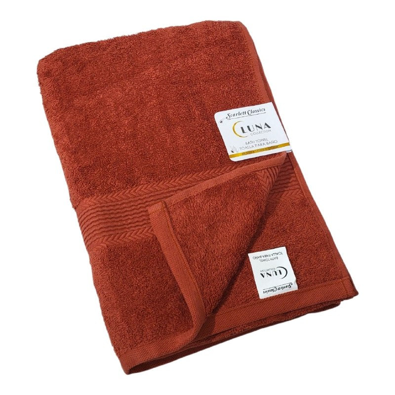 TOALLA PARA BAÑO DE CUERPO PREMIUM DE ALTA DENSIDAD 100% ALGODON SCARLETT CLASSICS 68X137CM