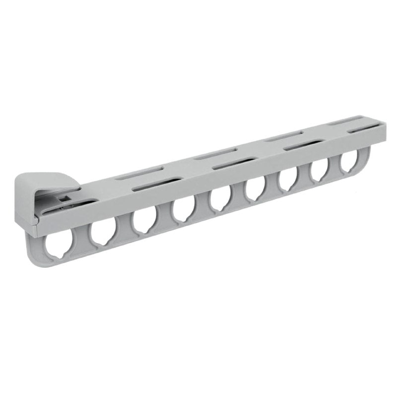 ORGANIZADOR BARRA DE ROPERO EXTRAIBLE IDEAL PARA OPTIMIZAR EL ESPACIO TIPOO PERCHERO 8X38X4CM