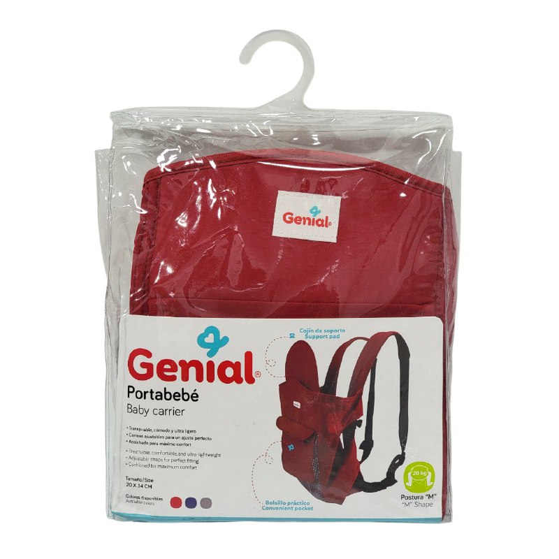 CARGADOR PORTABEBÉ CON CORREAS AJUSTABLES GENIAL