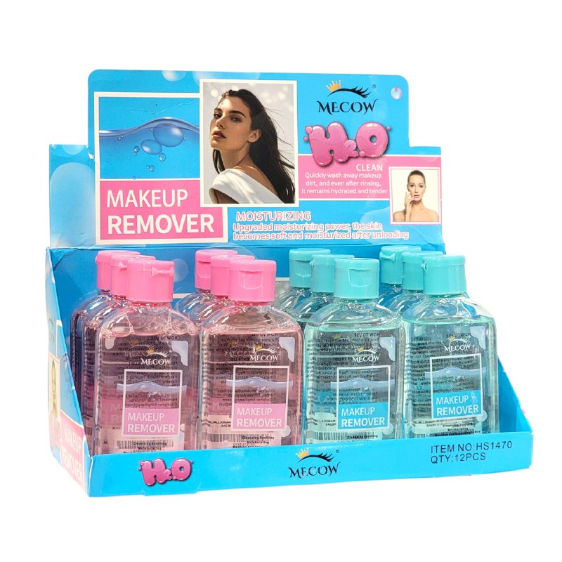 AGUA MICELAR DESMAQUILLANTE LAVA RAPIDAMENTE LA SUCIEDAD Y DEJA LA PIEL HIDRATADA MECOW 100ML