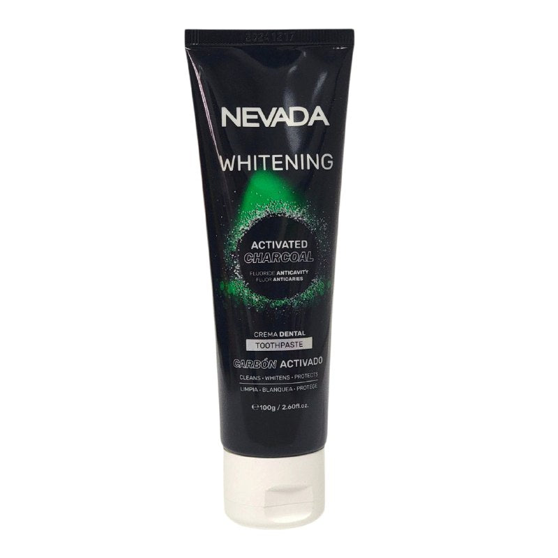 PASTA DENTAL CON CARBON ACTIVADO ANTICARIES BLANQUEADORA NEVADA 100G