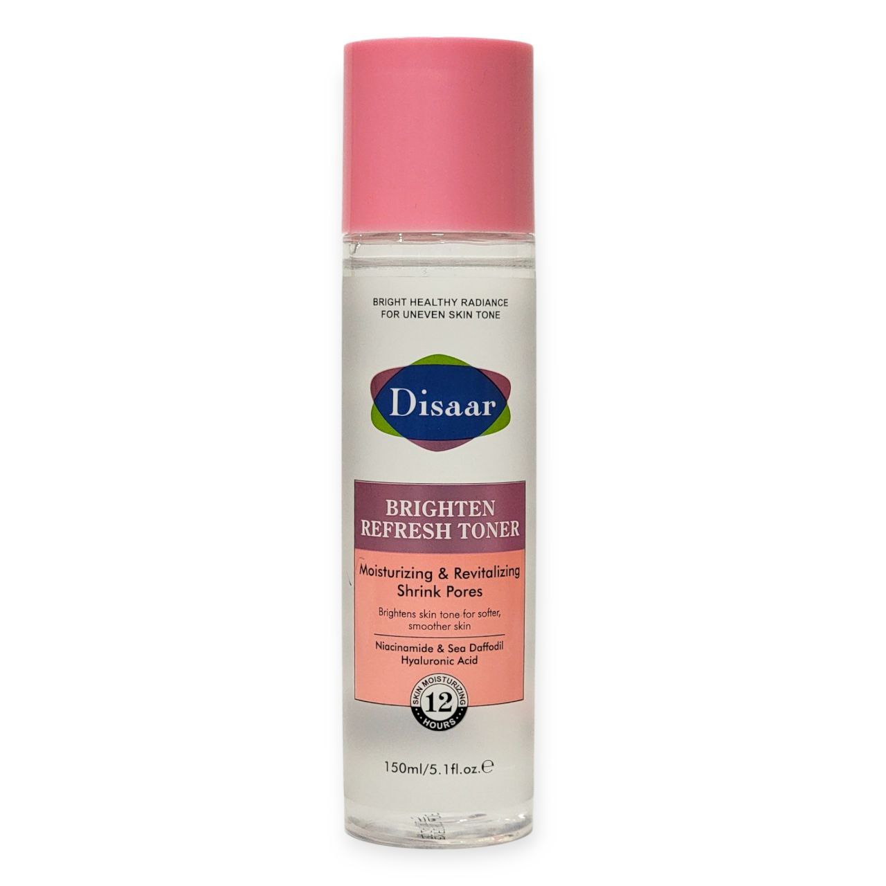 TONICO FACIAL REFRESCANTE BRILLANTE CON NIACINAMIDA Y ACIDO HIALURONICO DE NARCISO MARINO HIDRATANTE Y REVITALIZANTE DISAAR BRIGHTEN REFRESH TONER 150ML