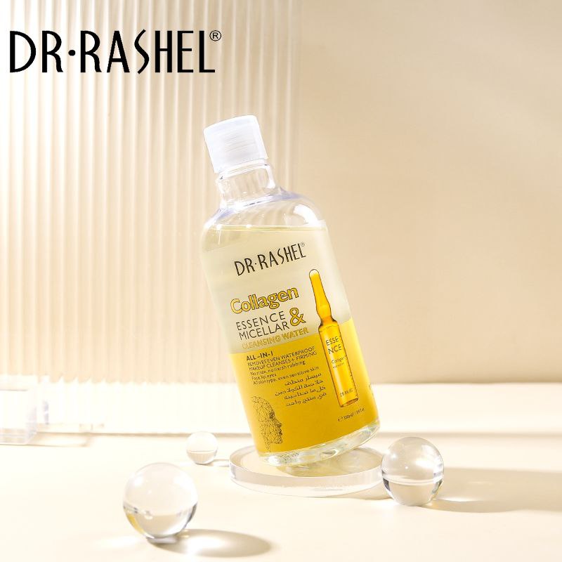 AGUA MICELAR LIMPIADORA CON ESENCIA DE COLAGENODR RASHEL 350ML