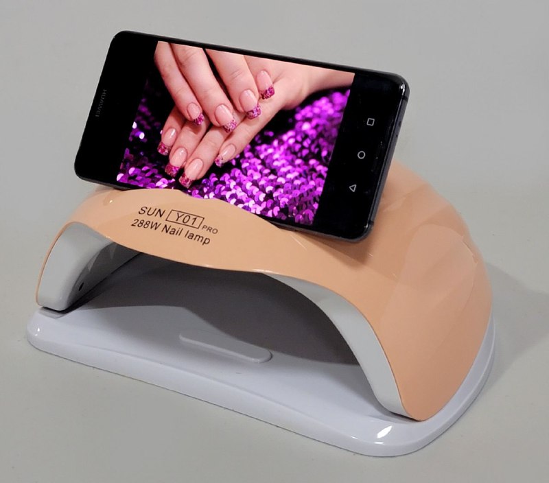 LAMPARA PARA UÑAS UV LED PARA SECADO RAPIDO DE UÑAS PANTALLA DIGITAL 288W WOMEN CARE SUN Y-01