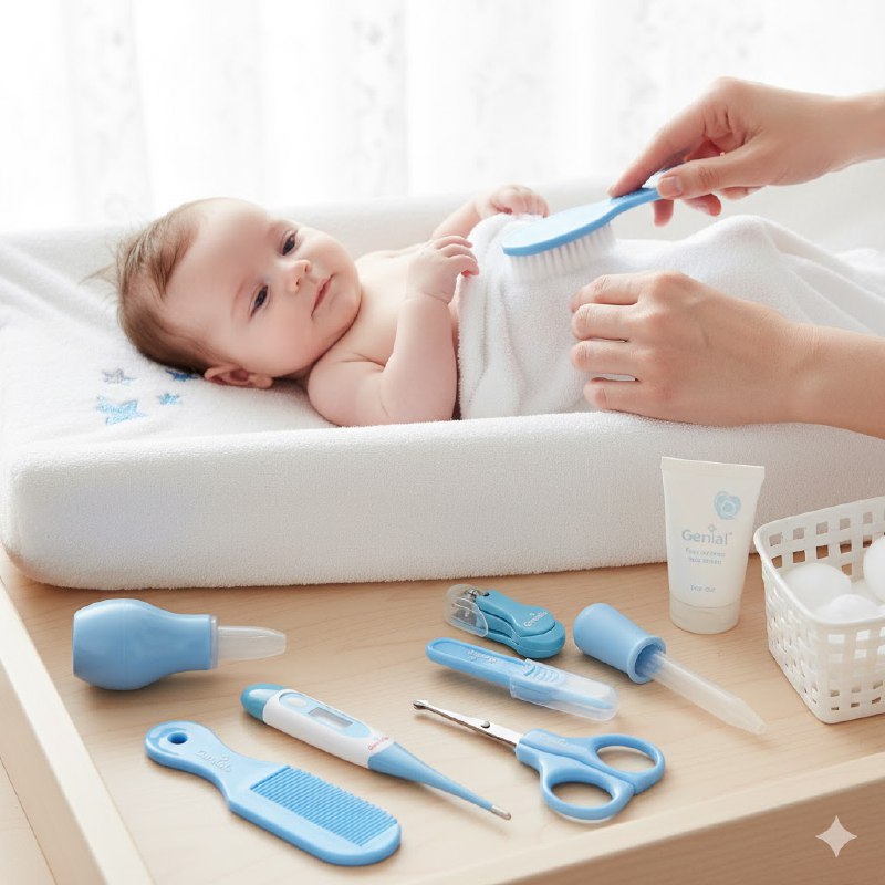 SET DE CUIDADO Y SALUD PARA BEBES DE 8 PIEZAS
