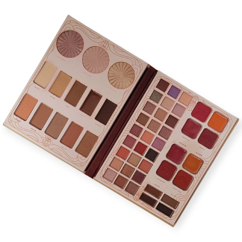 SOMBRAS PARA OJOS EN PALETA CON ILUMINADORES, POLVO DE PRENSA MOC ALLURE 60G