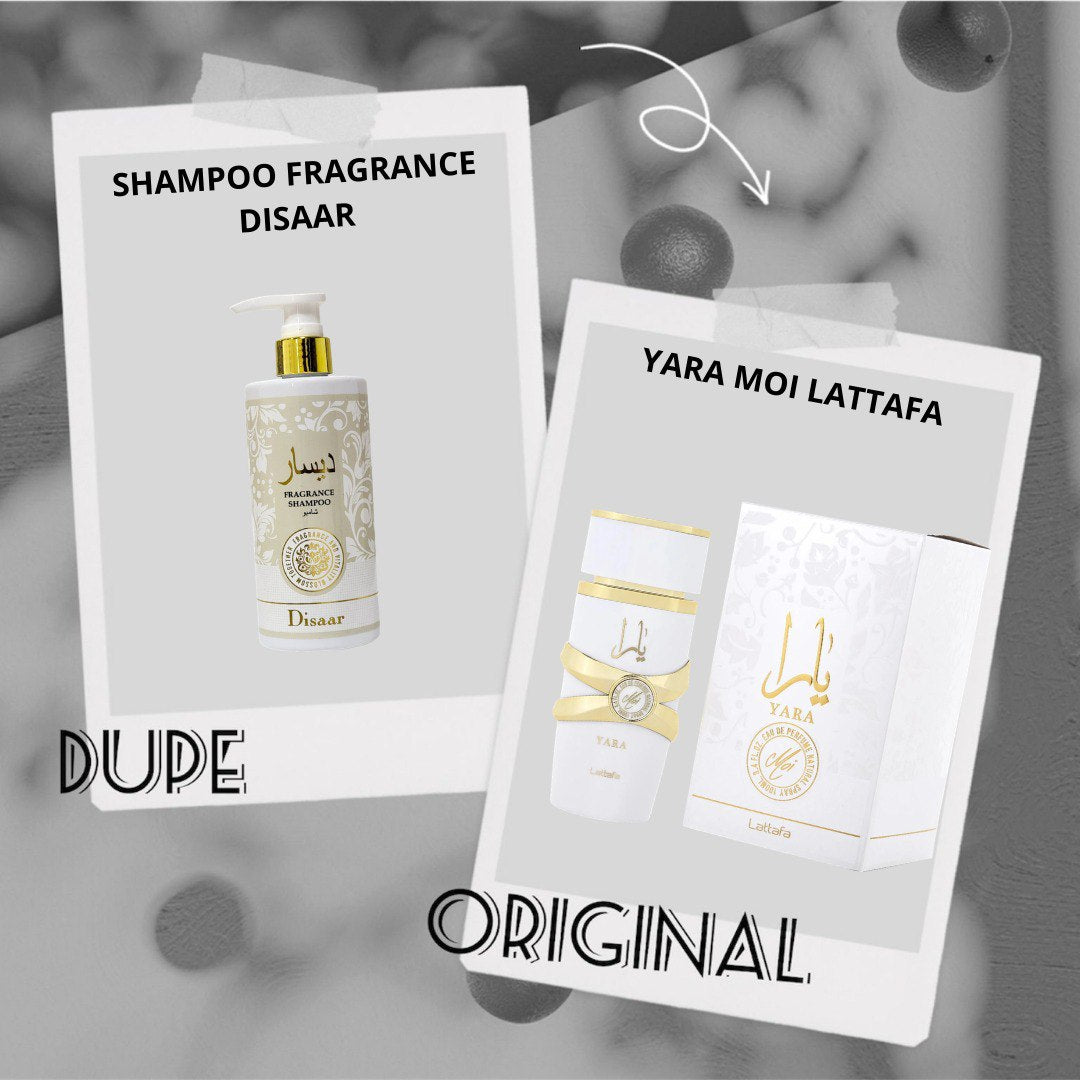 SHAMPOO HIDRATANTE CON FRAGANCIA AROMA SIMILAR A YARA MOI DISAAR 300ML
