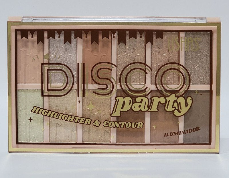 ILUMINADOR Y CONTORNO EN PALETA USHAS DISCO PARTY 30G