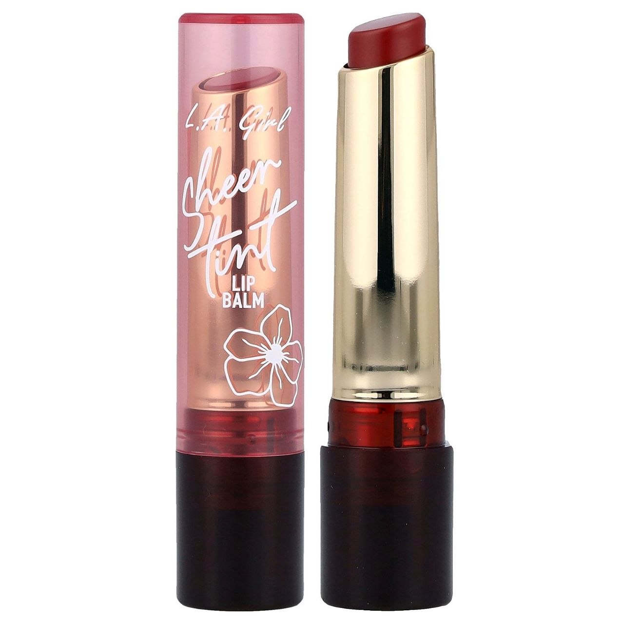 BALSAMO LABIAL CON TINTE HIDRATANTE TONO GLC606 SHEER BLACK CHERRY SHEER TINT LIP BALM L.A. GIRL 2G