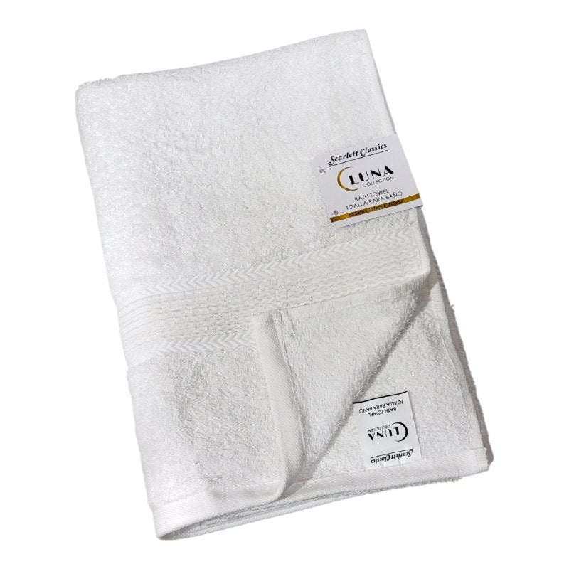 TOALLA PARA BAÑO DE CUERPO PREMIUM DE ALTA DENSIDAD 100% ALGODON SCARLETT CLASSICS 68X137CM